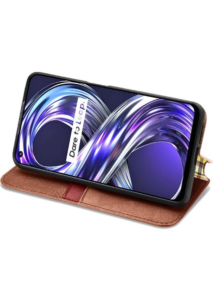 Oppo Realme 8i Zarif Iş Cüzdan Fonksiyonu Moda Tasarımı Için Kılıf (Yurt Dışından) indirimleri