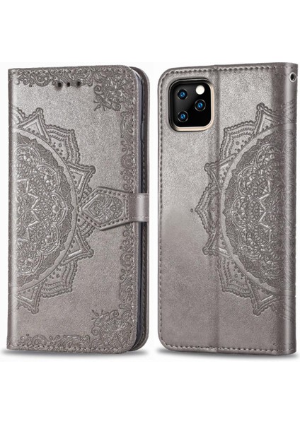 Iphone 11 Için Kılıf Pro Deri Kılıf Darbeye Zarif Desen Flip (Yurt Dışından)