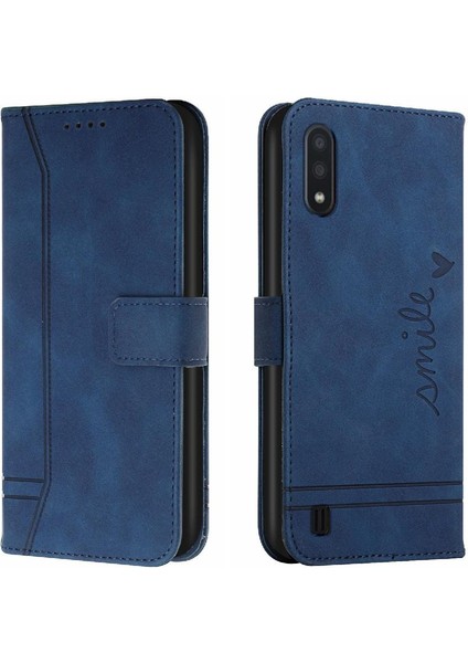 Samsung Galaxy A01 Kart Yuvaları Için Telefon Kılıfı Kapak Flip Folio Cüzdan El (Yurt Dışından) indirimleri