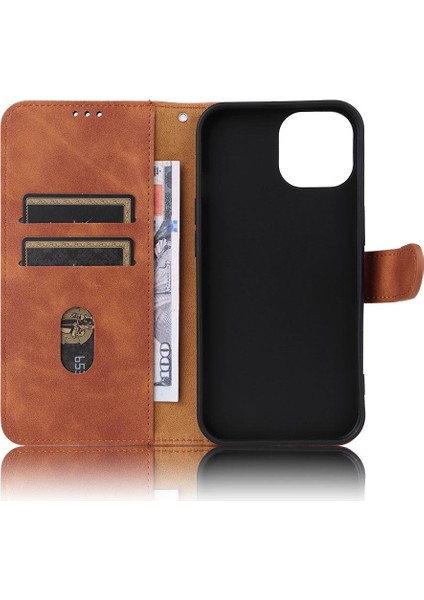 Iphone 15 Için Kılıf Pro Koruyucu Kapak Deri Folio Flip Case Tam (Yurt Dışından)