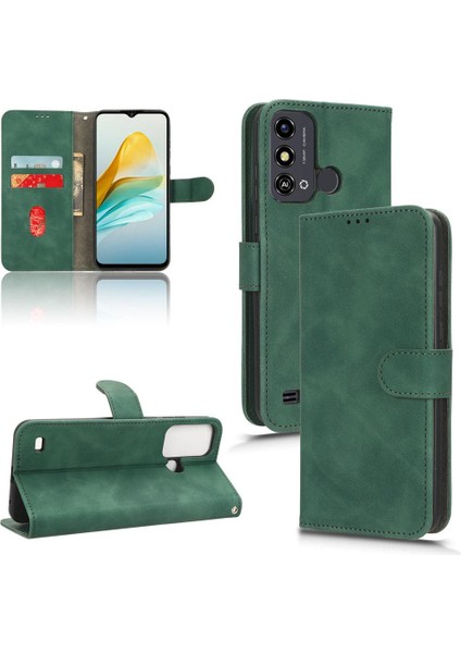 Zte A53 5g Koruyucu Kapak Deri Kart ile Folio Flip Case (Yurt Dışından)