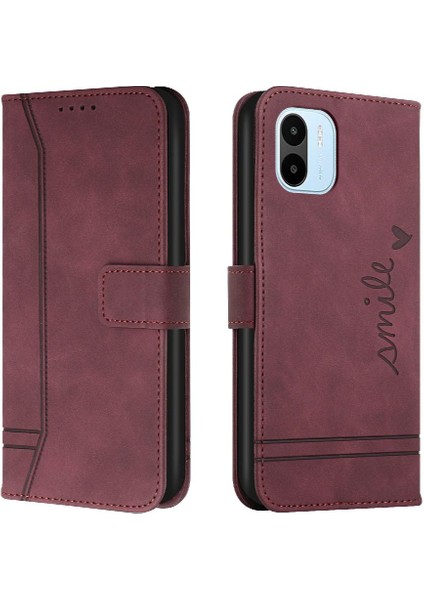 Telefon Kılıfı Için Xiaomi Redmi A1 Manyetik Kapatma Kart Yuvaları Kapak Pu El (Yurt Dışından) indirimleri