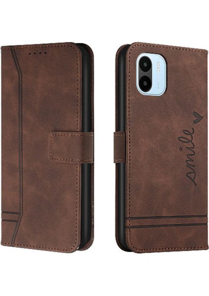 Telefon Kılıfı Için Xiaomi Redmi A1 Manyetik Kapatma Kart Yuvaları Kapak Pu El (Yurt Dışından) indirimleri