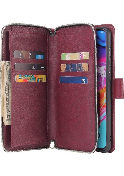 El Kayışı ile Samsung Galaxy A70 Için Kılıf Kapak Kapak Kart Tutucu Cüzdan (Yurt Dışından) fırsatları