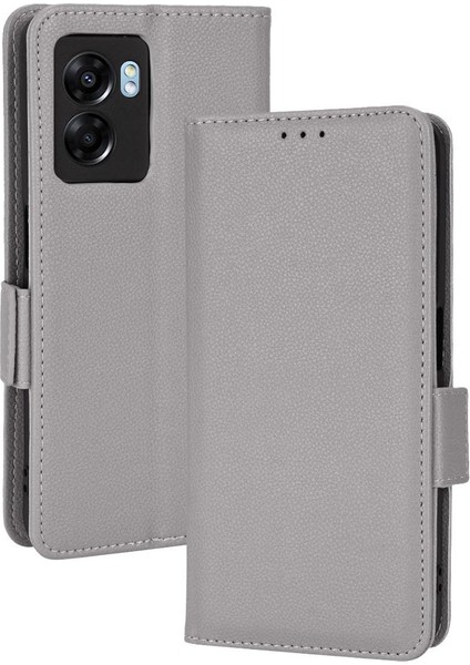 Oppo Için Kılıf A57 5G/A77 5g Cüzdan Kart Yuvaları Tutucu Manyetik Yan Toka (Yurt Dışından) indirimleri