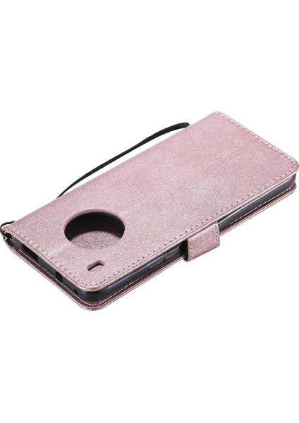 Huawei Y9A Iş Cüzdan Telefon Kılıfı Için Flip Case Yüksek Kalite Deri (Yurt Dışından)