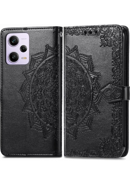 Redmi Not 12 Için Kılıf Pro Kapak Çevirin Kılıf Zarif Desen (Yurt Dışından)