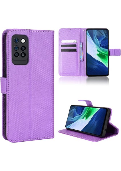 Infinix Not 10 Pro Nfc Kapak Için Kılıf Kickstand Kart Tutucu Manyetik (Yurt Dışından)