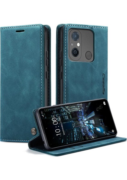 Xiaomi Redmi 12C Durumda Kart Yuvası Kickstand Manyetik Kapatma Için Flip Case (Yurt Dışından) fırsatları