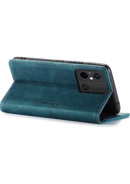 Xiaomi Redmi 12C Durumda Kart Yuvası Kickstand Manyetik Kapatma Için Flip Case (Yurt Dışından) indirimleri