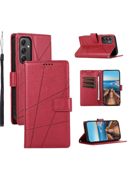 Samsung Galaxy M34 5g Için Flip Case Şok Emici Kickstand Darbeye (Yurt Dışından)