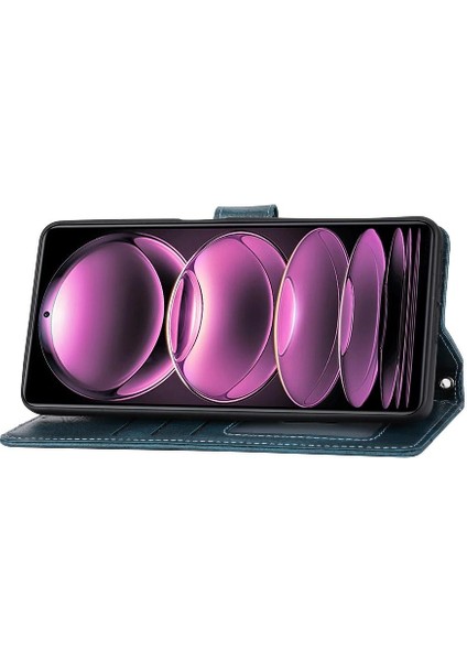 Xiaomi Redmi Not 12 Için Flip Case Pro Artı Kickstand Kayış Kart Tutucu (Yurt Dışından) modelleri