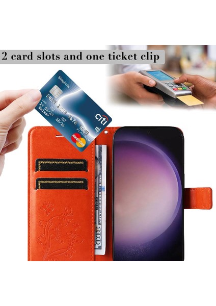 Kart Yuvası Standı ile Samsung Galaxy S24 Ultra Için Kılıf Darbeye Kapak Pu (Yurt Dışından) fırsatları