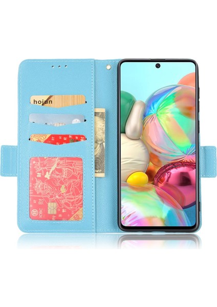 Samsung Galaxy A71 4g Pu Deri Cüzdan Kart Yuvaları Tutucu Yan (Yurt Dışından) modelleri