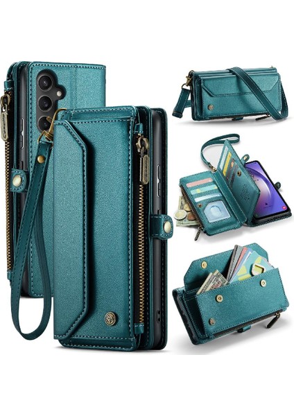 Samsung Galaxy A54 Için Crossbody Durumda 5g Kart Tutucu Cüzdan Kılıf Kadınlar Için (Yurt Dışından)