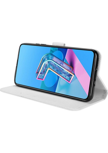 Asus Zenfone 7 Için Kılıf Pro Kart Tutucu Kickstand Kapak Manyetik Cüzdan (Yurt Dışından)