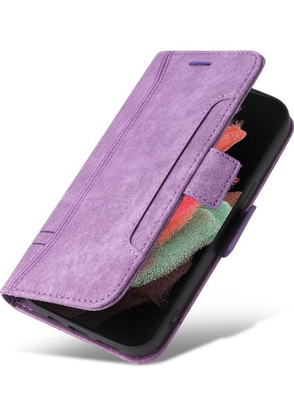 Samsung Galaxy S21 Ultra 5g Için Kılıf Cüzdan Kapak Çevirin Kart Yuvaları Tpu (Yurt Dışından) indirimleri