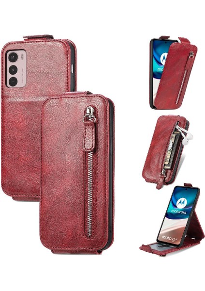 Moto G42 Cüzdan Fonksiyonu Için Kılıf Kapak Kapak Moda Tasarımı Zarif (Yurt Dışından)