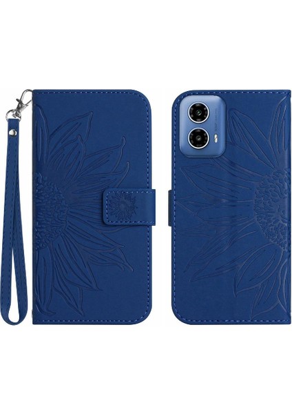 Motorola Moto G34 5g Için Kart Yuvaları Tutucu Flip Cüzdan Telefon Pu (Yurt Dışından)