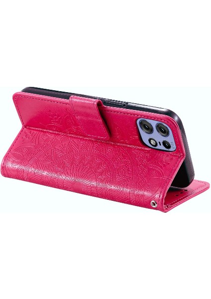 Motorola Moto Kenar 50 Pro Için Flip Case Cüzdan Kılıf Pu Deri Kickstand (Yurt Dışından)