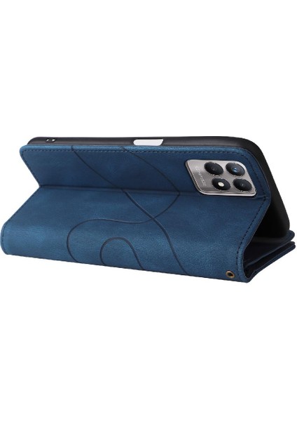 Realme 8i Iki Renkli Dikiş Dokuz Kart Yuvaları Fermuar Cüzdan Tarzı (Yurt Dışından) fırsatları