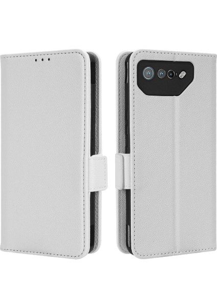 Asus Rog Telefon 7 Için Kılıf Yan Toka Cüzdan Kart Yuvaları Tutucu Manyetik Pu (Yurt Dışından) modelleri