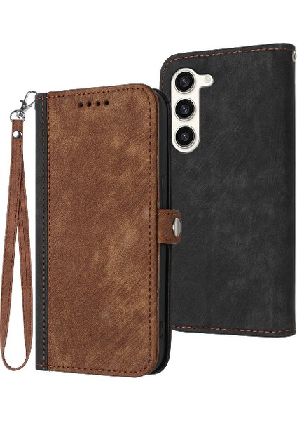 Samsung Galaxy S24 Pu Deri Manyetik Kapatma Kickstand Cüzdan (Yurt Dışından)