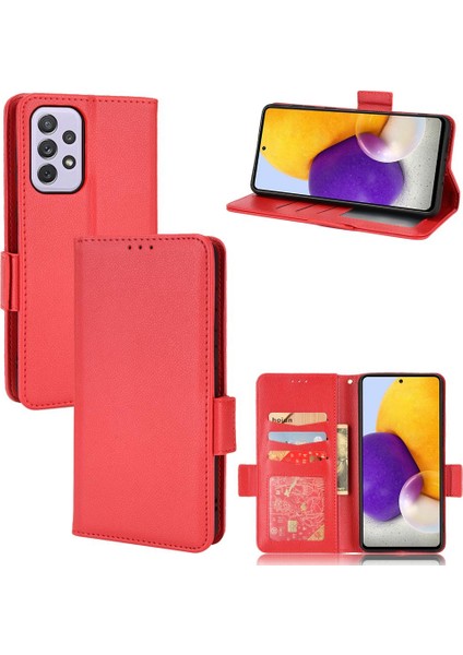 Samsung Galaxy A33 5g Cüzdan Yan Toka Kart Yuvaları Tutucu Pu (Yurt Dışından)