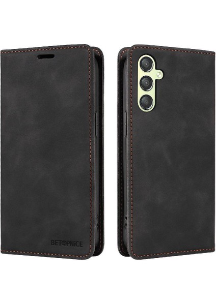 Samsung Galaxy A24 4g Için Kılıf Folio Cüzdan Koruyucu Pu Deri Manyetik (Yurt Dışından)