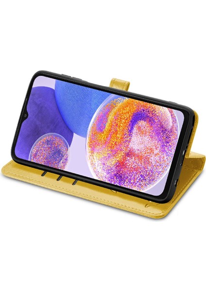 Samsung Galaxy A23 Kılıf Için Kılıf Kısa Kayış Karikatür Hayvanlar Flip (Yurt Dışından) fırsatları