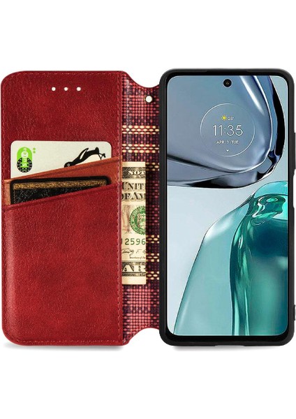 Motorola Moto G62 Flip Kapak Için Kılıf Moda Tasarım Cüzdan Fonksiyon Vaka (Yurt Dışından) fırsatları