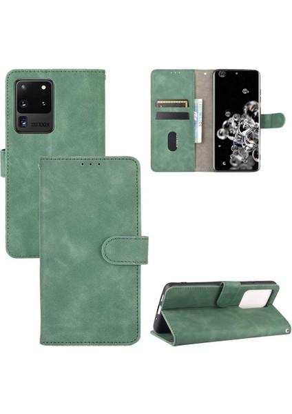 Kart Tutucu Kickstand Kart Kapak ile Samsung Galaxy S20 Ultra Için Kılıf (Yurt Dışından)