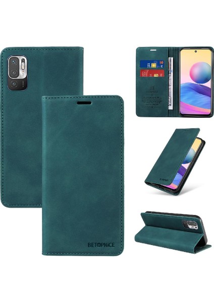 Xiaomi Redmi Için Not 10 5g Manyetik Koruyucu Folio Cüzdan Pu (Yurt Dışından) modelleri