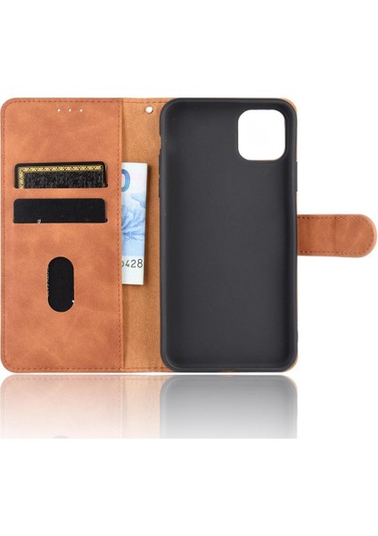 Iphone 11 Için Kılıf Pro Max Koruyucu Kapak Deri Folio Flip Case ile (Yurt Dışından)