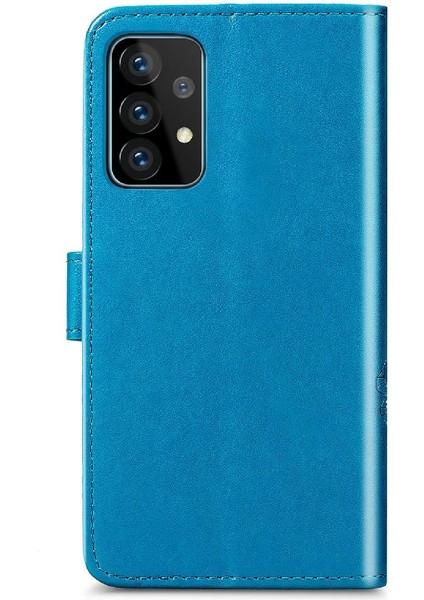 Samsung Galaxy A52 5g Flip Kapak Kılıf Için Kılıf Kısa Kayış Dört (Yurt Dışından) modelleri