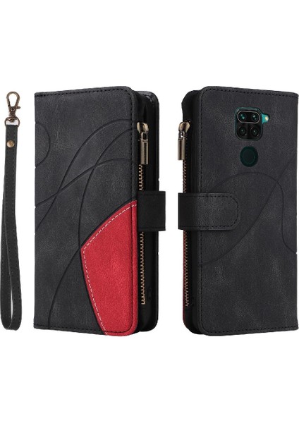 Xiaomi Redmi Not 9 Fermuar Cüzdan Tarzı ile Dokuz Kart Yuvaları (Yurt Dışından) fırsatları