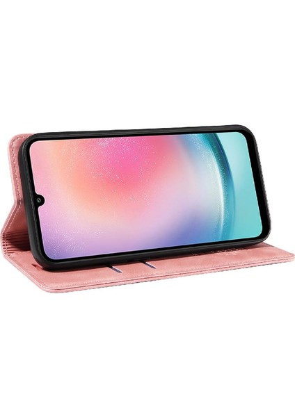 Samsung Galaxy A24 4g Için Kılıf Folio Cüzdan Koruyucu Pu Deri Manyetik (Yurt Dışından) modelleri