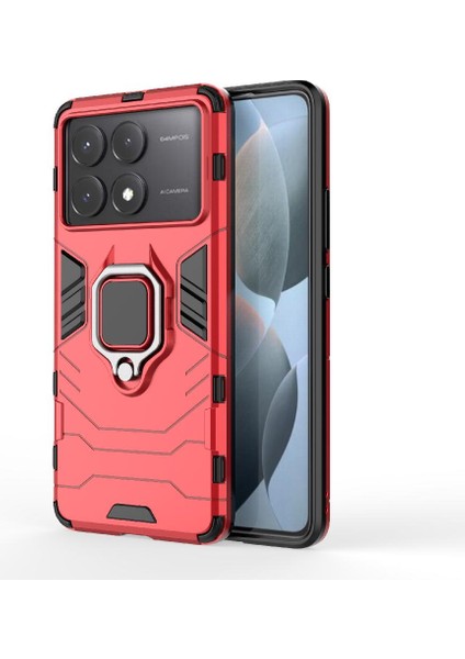 Xiaomi Poco X6 Pro 5g Için Kılıf 360 &deg; Dönen Halka Askeri Damla Koruma (Yurt Dışından) indirimleri