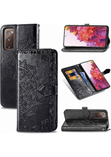 Samsung Flip Fe Flip Kapak Darbeye Deri Kılıf Basit Iş Için Kılıf (Yurt Dışından)