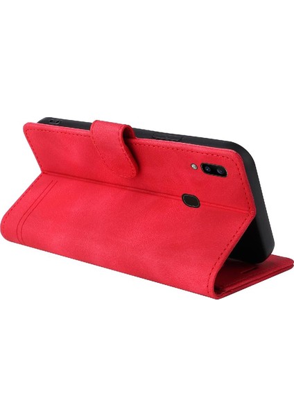 Samsung Galaxy A20E Cüzdan Için Flip Case Basit Iş Kapak Kılıfı (Yurt Dışından) fırsatları