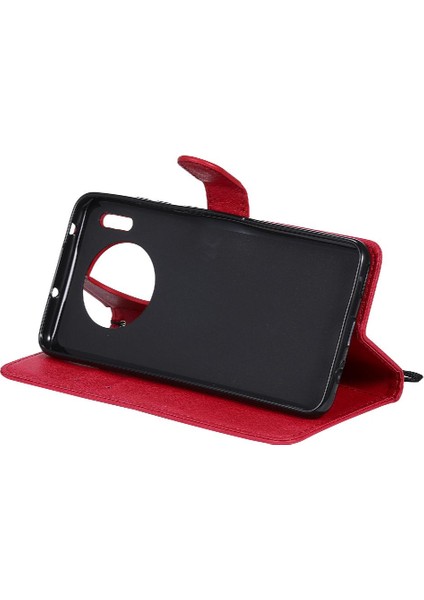 Huawei Mate 30 Iş Cüzdan Telefon Kılıfı Için Flip Case Klasik Katı ile (Yurt Dışından) modelleri