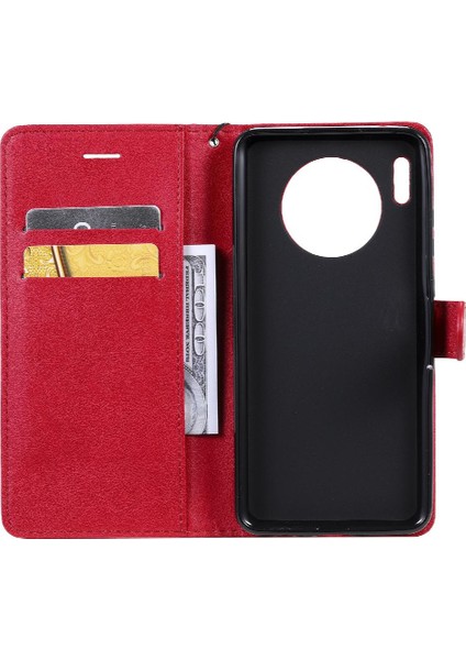 Huawei Mate 30 Iş Cüzdan Telefon Kılıfı Için Flip Case Klasik Katı ile (Yurt Dışından) indirimleri
