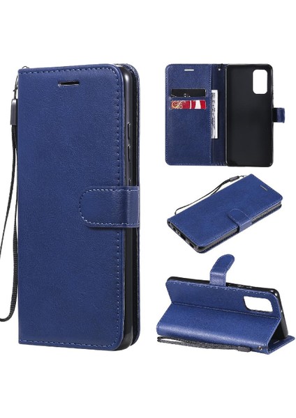 Samsung Galaxy A32 4g Klasik Düz Renk Iş Cüzdan Için Flip Case (Yurt Dışından)