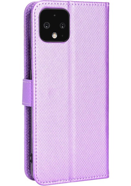 Google Piksel 4 Kapak Manyetik Cüzdan Kickstand Kart Tutucu Için Kılıf (Yurt Dışından) modelleri