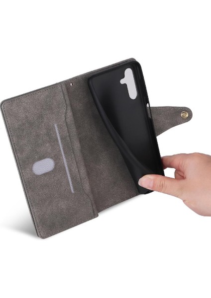 Samsung Galaxy A15 5g Için Kılıf ile El Kayışı Kart Tutucu Fermuar Cüzdan (Yurt Dışından) modelleri