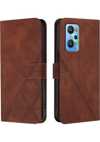 Realme Gt 2 5g Flip Folio Kitap Koruyucu Kredi Kartı Tutucu Pu (Yurt Dışından)