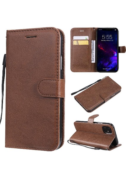Kart Yuvası Klasik ile iphone 11 Iş Cüzdan Telefon Kılıfı Için Flip Case (Yurt Dışından)