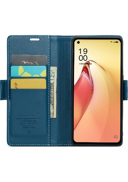 Oppo Caseme 8 Pro 5g Anti Dolandırıcılık Cüzdan Durumda Kart Yuvası Durumda (Yurt Dışından)