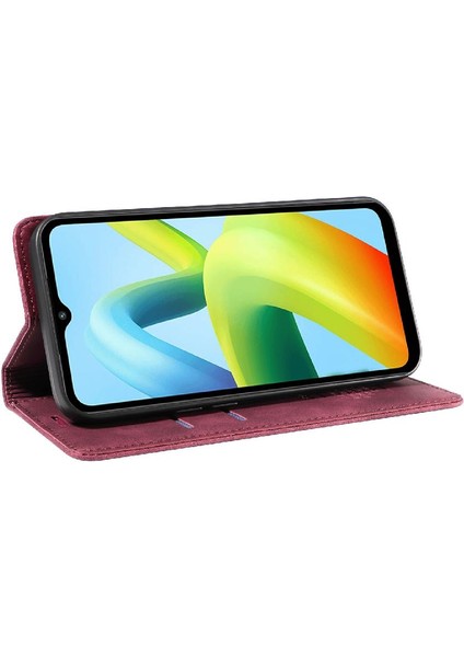 Xiaomi Redmi A2 Artı Folio Cüzdan Pu Deri Koruyucu Manyetik (Yurt Dışından)