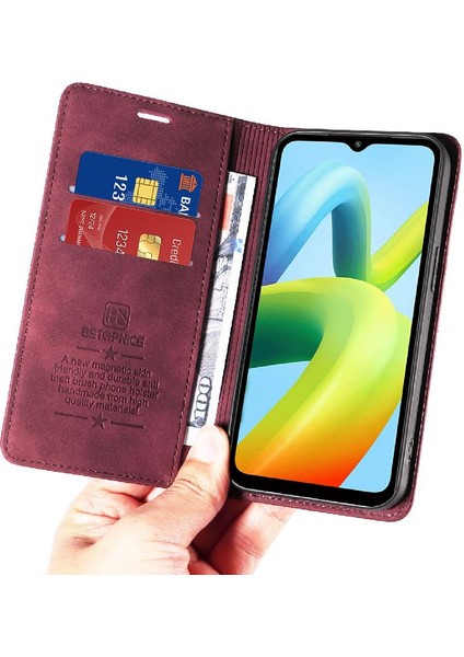 Xiaomi Redmi A2 Artı Folio Cüzdan Pu Deri Koruyucu Manyetik (Yurt Dışından)